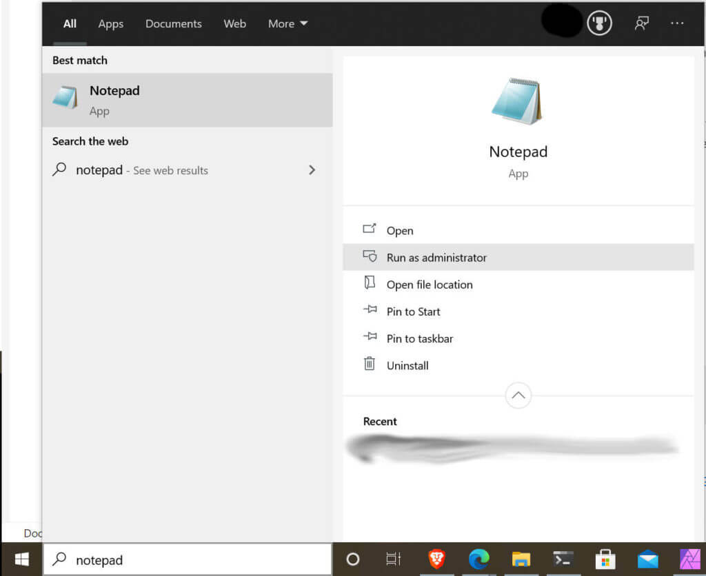 VPN On WSL - Is It Easy? And 2 Reasons Why It Might Help Your Workflow 2 Open Notepad As Administrator