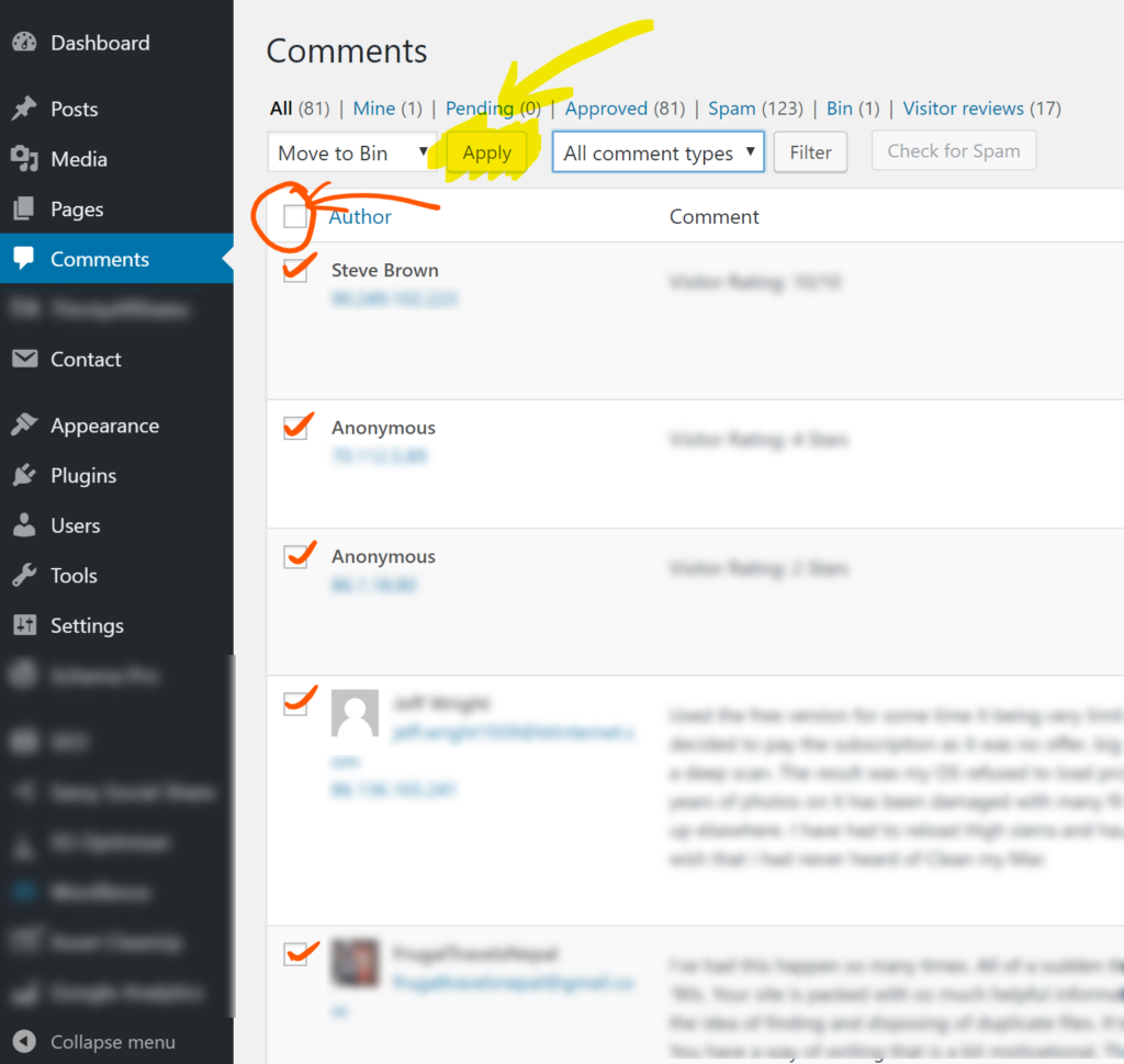 How To Disable Comments In WordPress 5