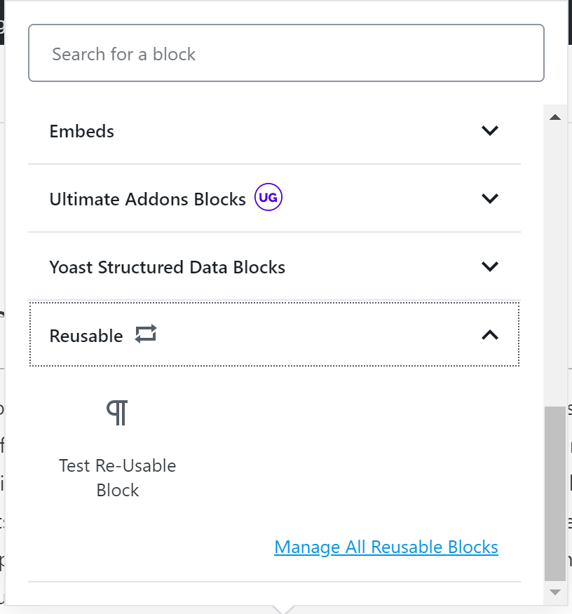 Use Gutenberg Reusable Blocks For AdSense 3
